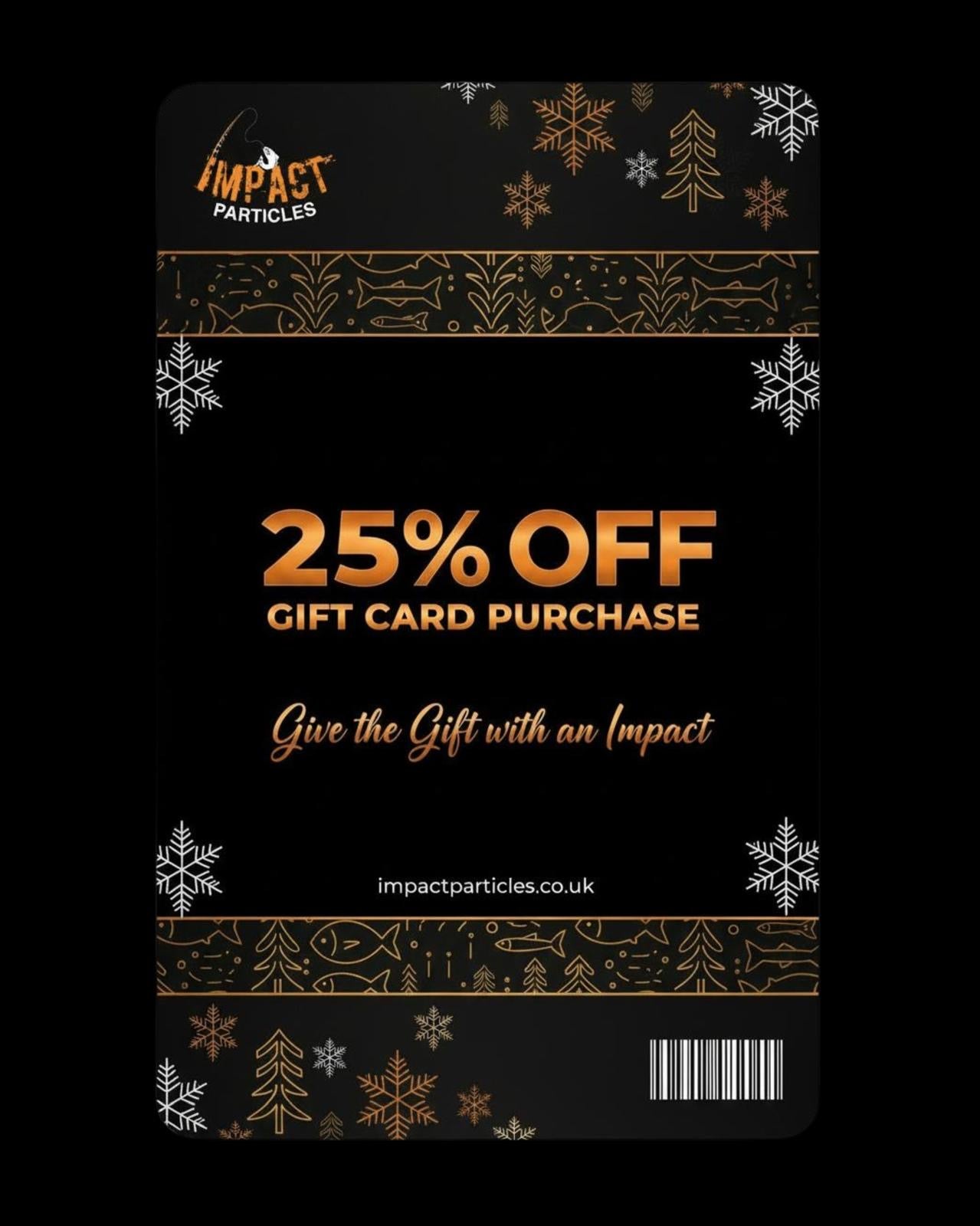 Christmas Gift Card - 25% Off